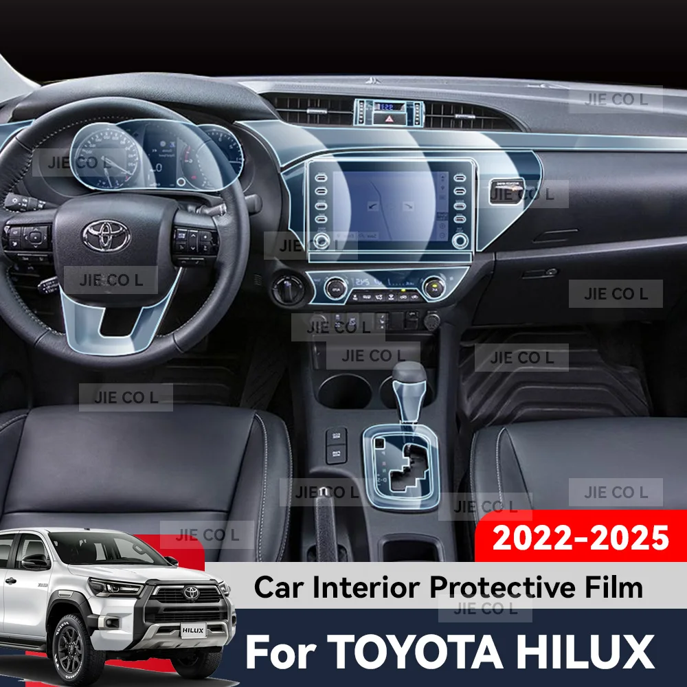 

Auto Central Control TPU Navigation Anti Scratch interior Protection Film GPS Navigation For TOYOTA HILUX 2022-2025 Accessories