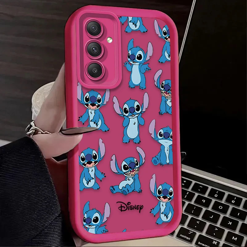 Disney Stitch Baby Phone Case for Samsung Galaxy A55 A15 A35 A25 A05 A05S 5G A24 A13 A23 A12 A22 A32 A52 A52S A71 A72 A51 4G