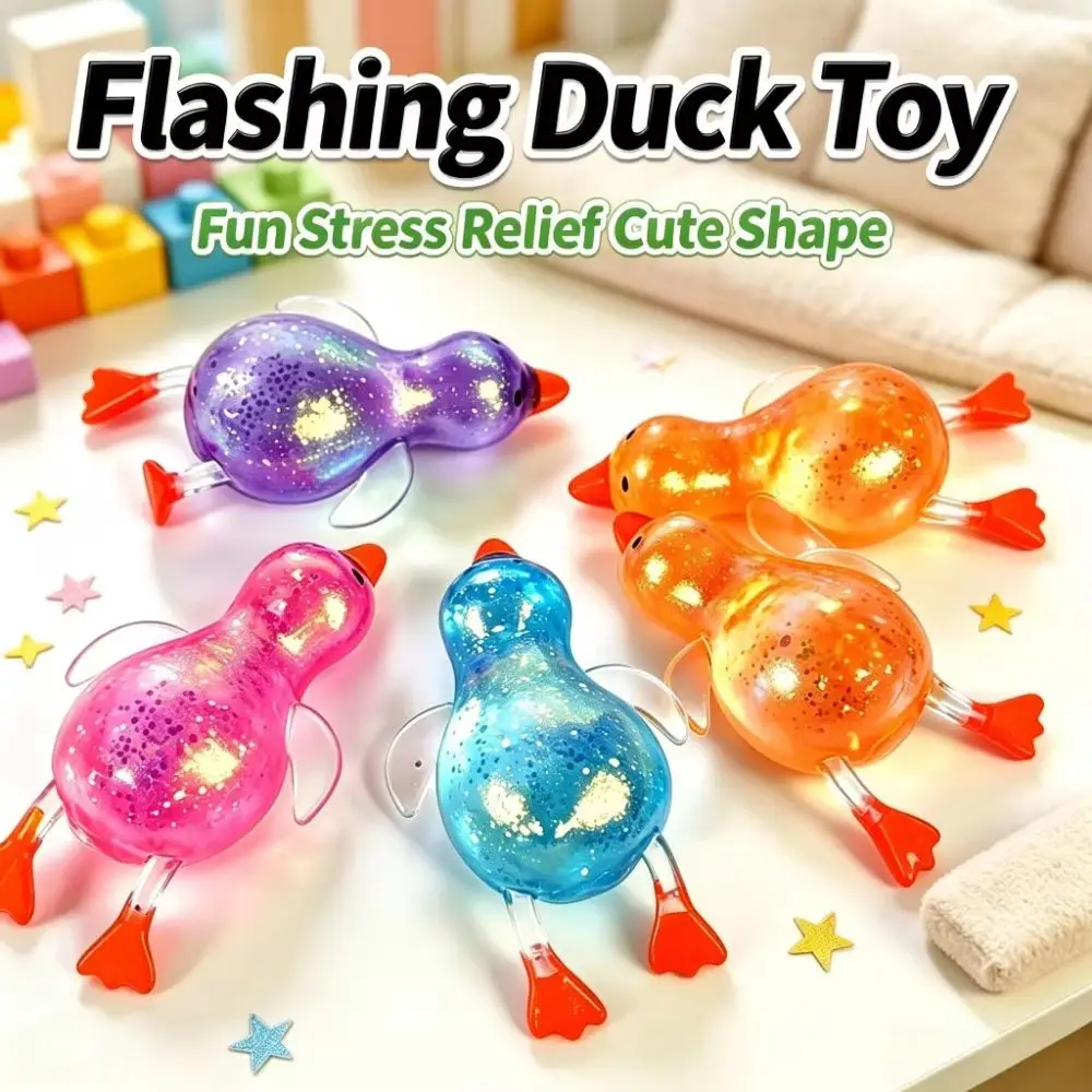 New Fashion Cute Duck Maltose Squeeze Stress Relief Toy Slow Rebound Popping Decompression Gadget Creative Office Gifts