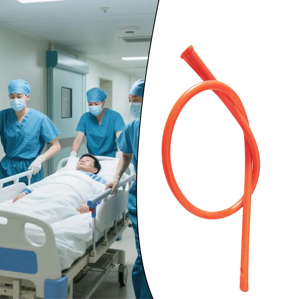 20 قطعة F8/F14/F16/F18 المتاح العقيمة الأحمر القسطرة البول المسالك البولية الطبية التعقيم الرعاية المنزلية لينة اللاتكس فولي القسطرة #3