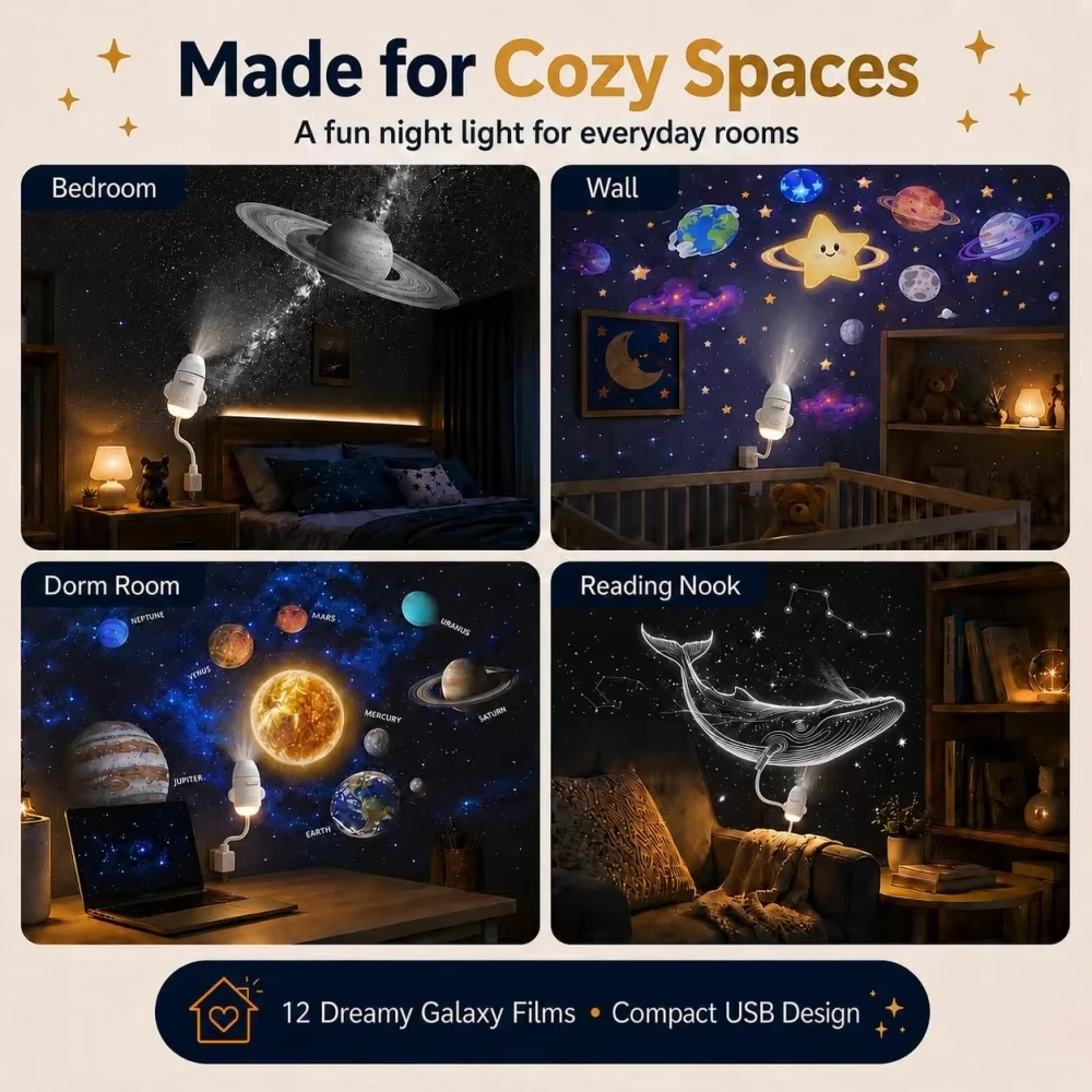 Proyector de Estrellas Galácti - Planetarium Projector Home reseña y precio