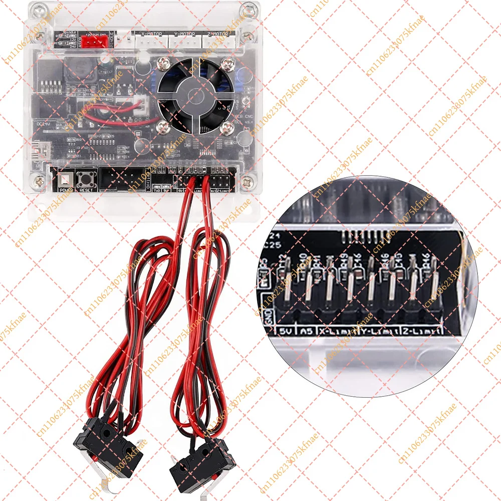 Limit Emergency Stop Switch CNC Router Accessories Laser Engraving Machine Spare Parts Fit for 3018 PRO 3018 Max 3020 Plus