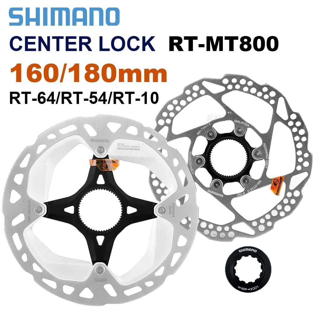 Shimano Center Lock Disc Brake Rotor MT800 160mm RT64 RT54 RT10 180mm Mountain Bike Rotors MTB Deore XT ALTUS EP6 EP600 Bicycle