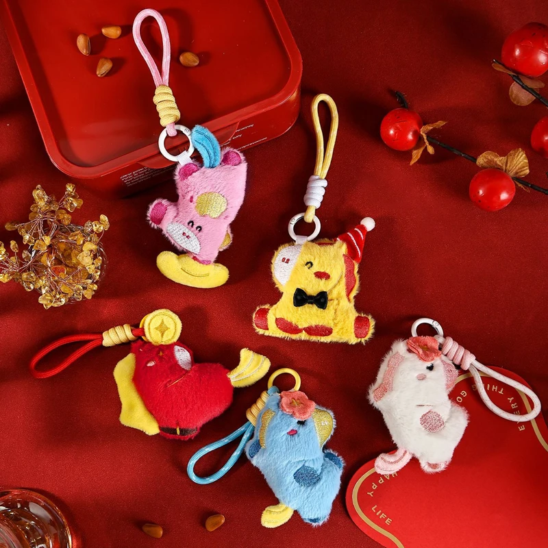 

Cute Little Horse Plush Pendant The Year Of The Horse Lucky And Adorable New Year Cartoon Ornament