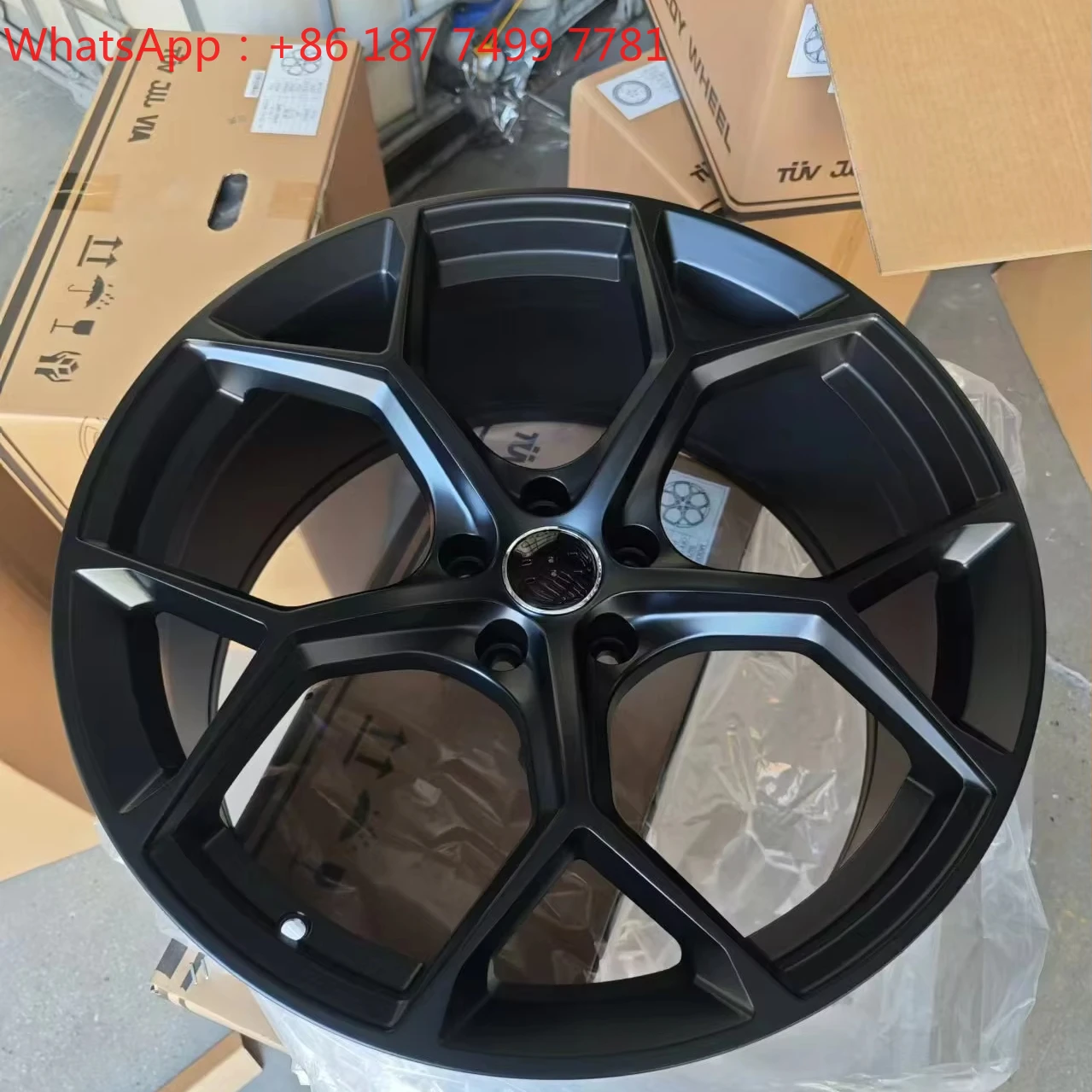 

20 21 22 Inch Car Rims 5x112 Satin Black Wheels for Q6 RS Q3 RS7 S6 S7 S8 S8L SQ5