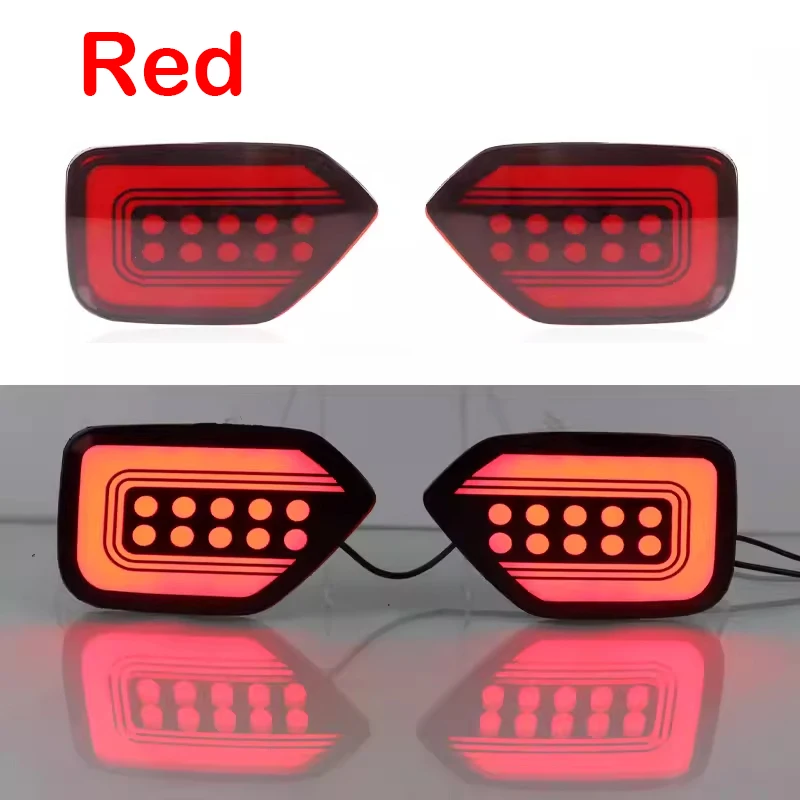 LEDリアバンパーライト,ダイナミックターンシグナル,3 in 1機能,12v