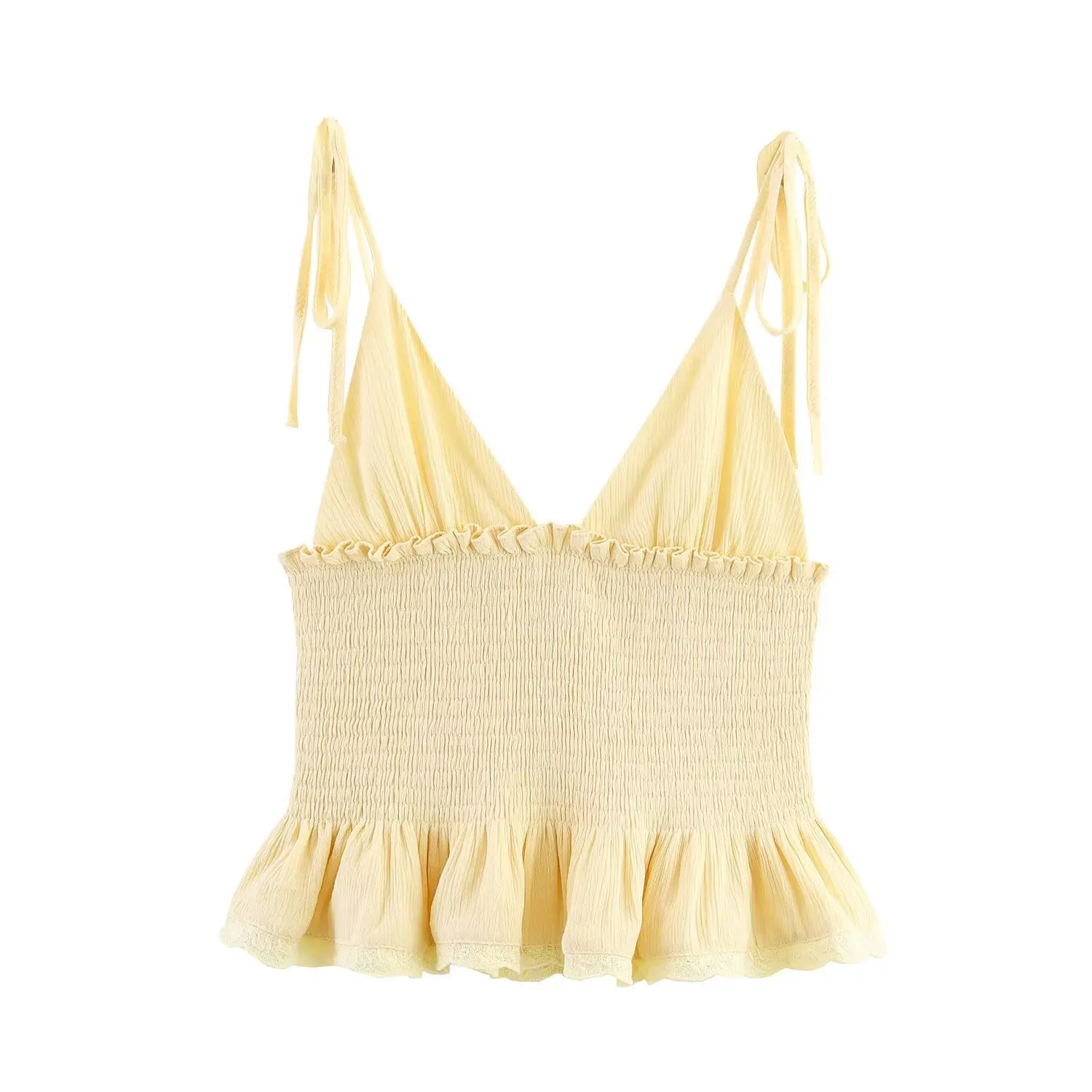 

Faionable Women's Summer Top oulder Bow Tie Honeycomb Pattern Splice Sexy Sle ort Length Outerwear 2025 New Arrival