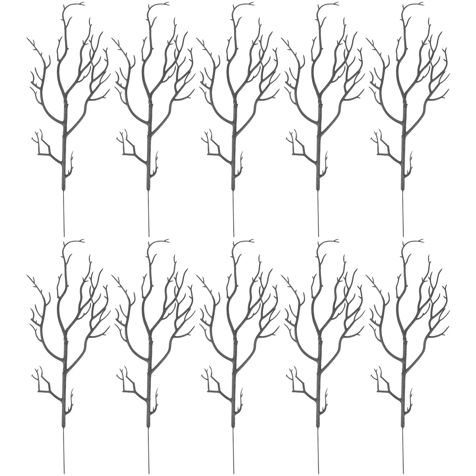

12Pcs Artificial Antler Dry Tree Branches Realistic Twigs for Home Decoration Vase Filling DIY Craft Flower Arrangement