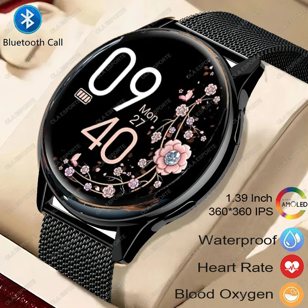 

Men Women Sports Smart Watch 1.28" Screen Voice Call Smartwatch Heart Rate Sleep Monitoring Smart Notifications Message Preview