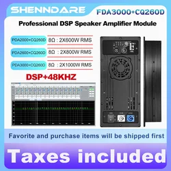 ShennDare PDA3000+CQ260D Audio Speaker Module 2x1000W 8ohm Professional DSP Active Speaker Amplifier Module Subwoofer Amp Board