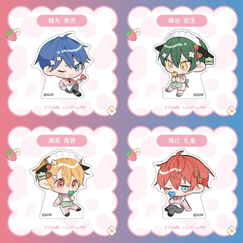 When the Curtain Falls, We're Partners GAME 10CM adorable acrylic Acrylic figure stand ornament Collecting accessories keychain