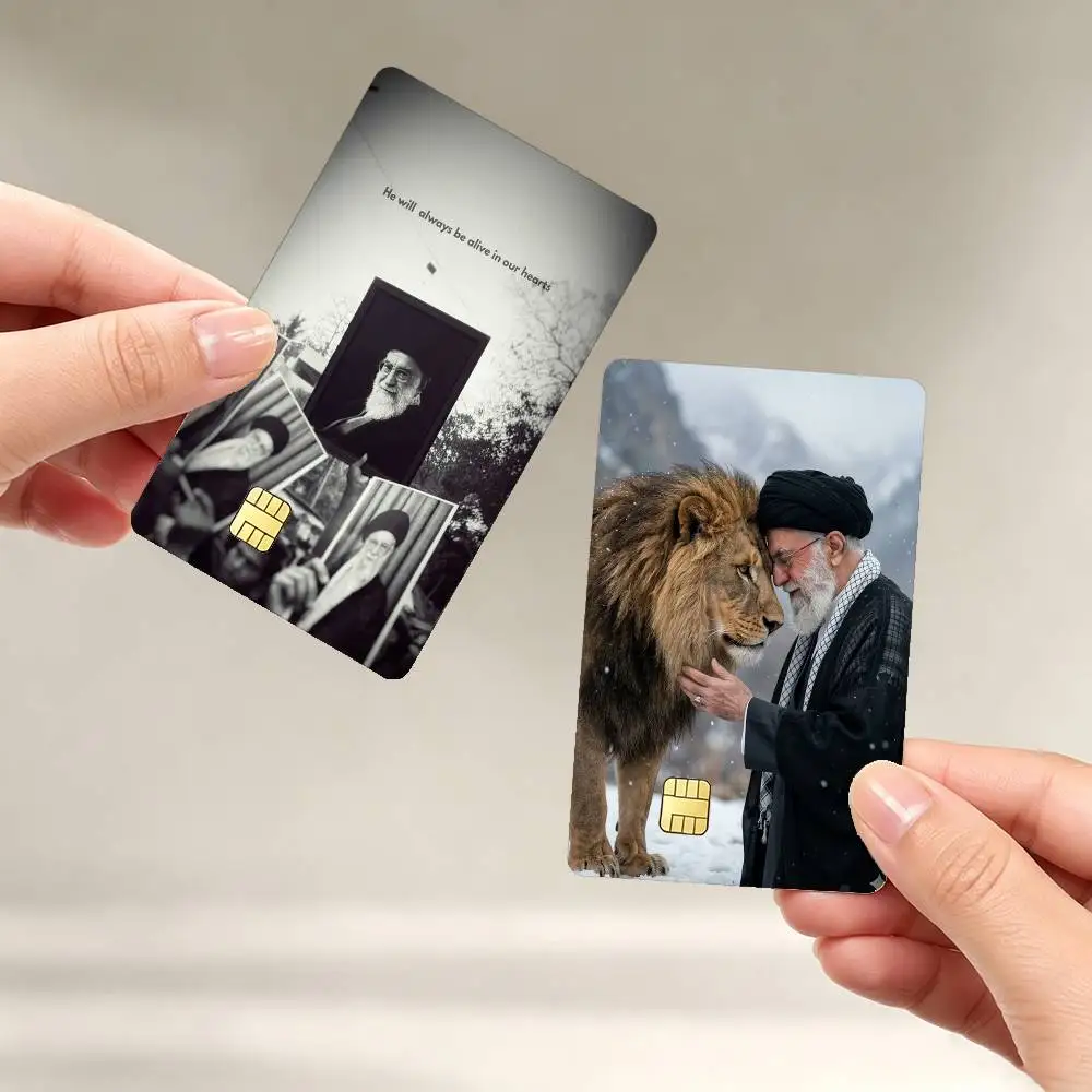 COOL For RIP Ali Khamenei I-Iranian Iran Sticker Film Tape Skin for Credit Card Debit Card Waterproof Stickers