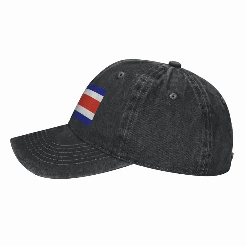 Custom Fashion Cotton Flag Of Costa Rica Baseball Cap for Men Women Breathable Dad Hat Performance