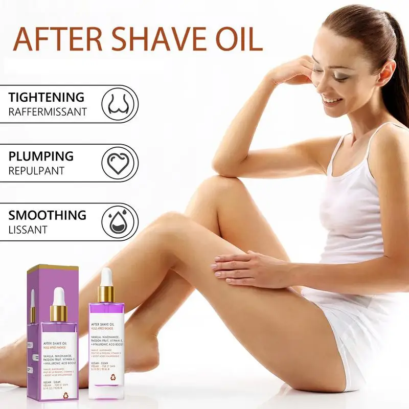 90ml After Shave Oil for Women Smooth Skin care After Shave Oil Ingrown Hair Soft Serve After Shave Oil Body Hair Removal Care