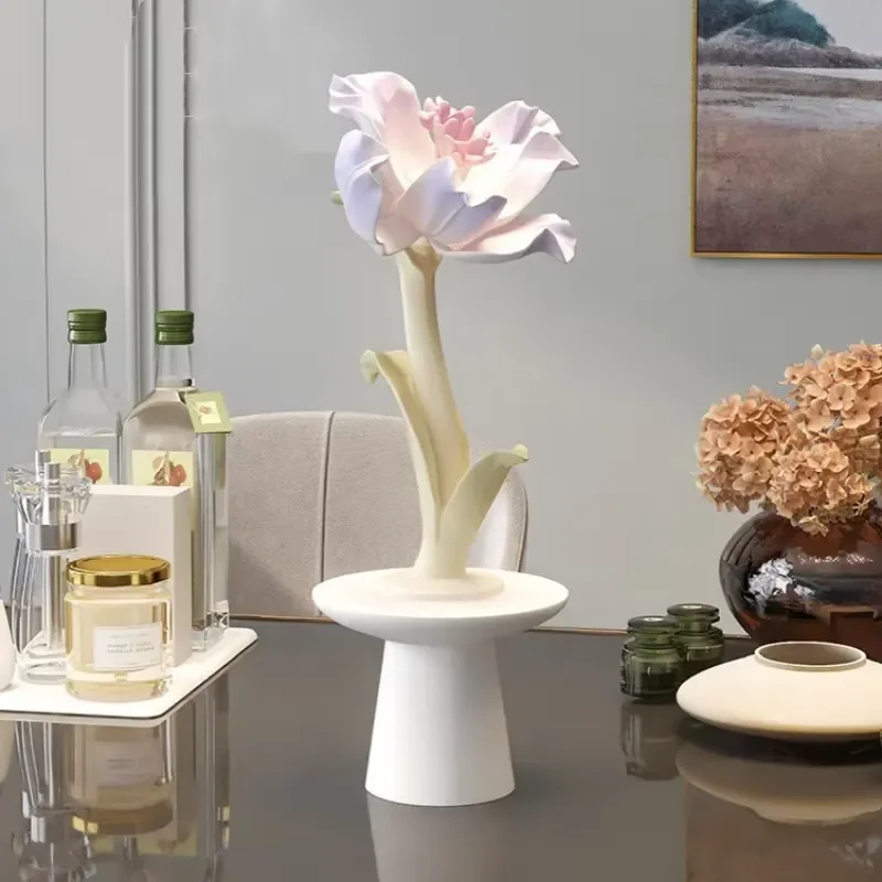 Luxury Artificial Flower Arrangement Elegant Home Decor for Living Room Dining Table Centerpiece Wedding Party Decoration