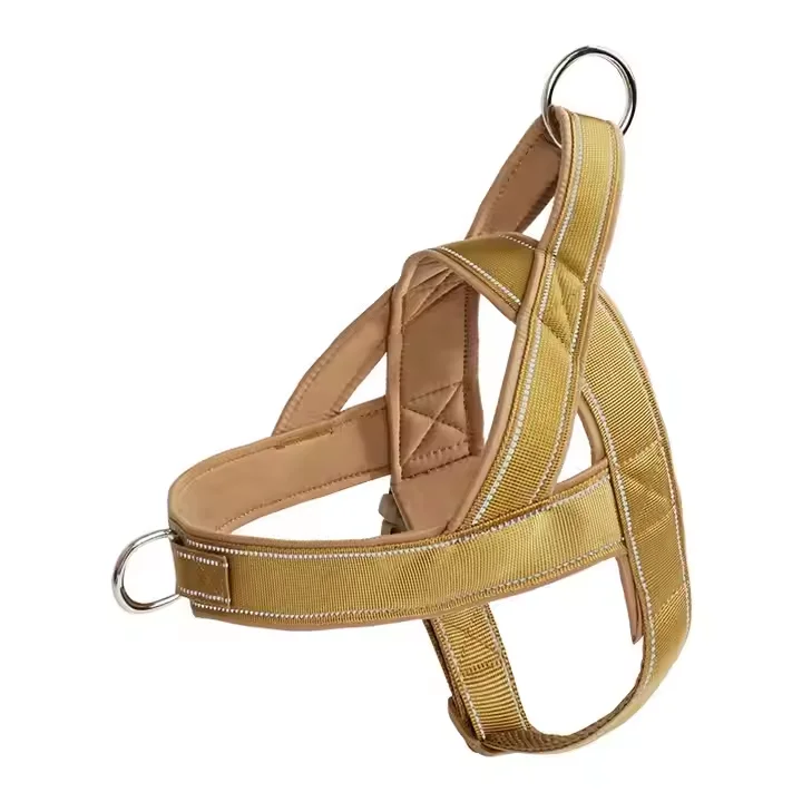 Ready Ship Pet Adjustable Dog Vest Harness Comfortable Padded Nylon Reflective Fashion Eco-Friendly Tactical Dog Harness Low MOQ