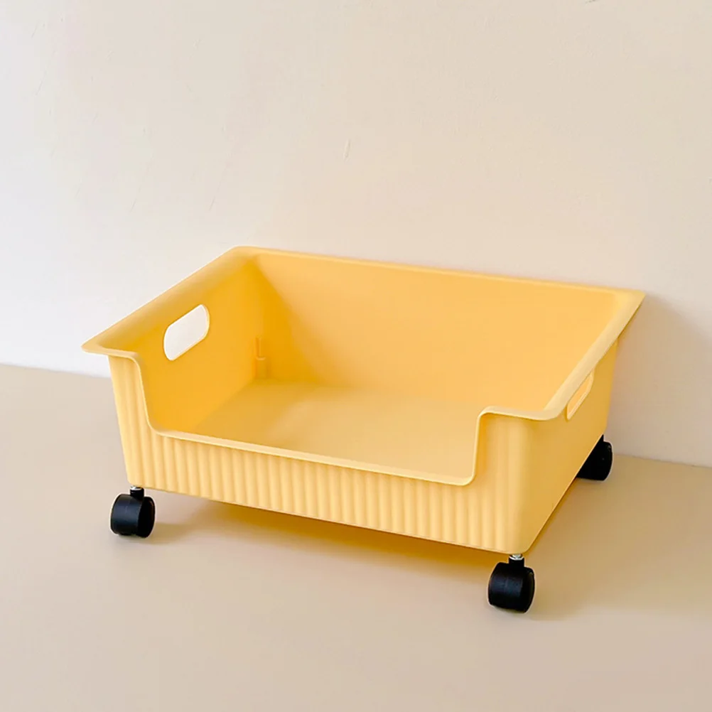 

Book Large Capacity Desk Under Bed Toys Box Organizer Rolling Cart Book Storage Holder Storage Container