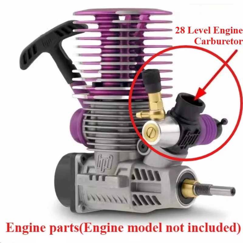 

Engine Model Carburetor Metal 28 Level Engine Carburetor for HPI K4.6 F4.6 Monster Truck Engine Part 15260 Model Accessories