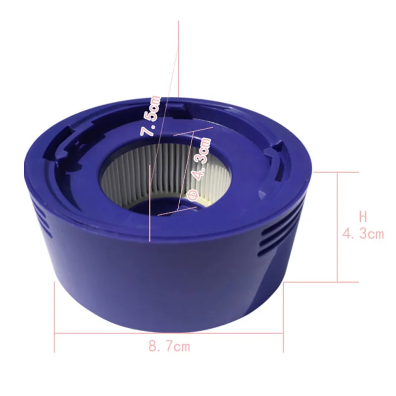 AD24 для оригинального беспроводного пылесоса V8, постмоторный фильтр Hepa