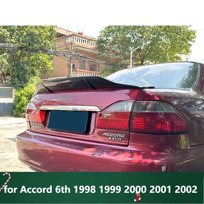 

New！ Carbon Spoiler for Accord 6th 1998 1999 2000 2001 2002 Type R Car Rear Ducktail Wing Accessories