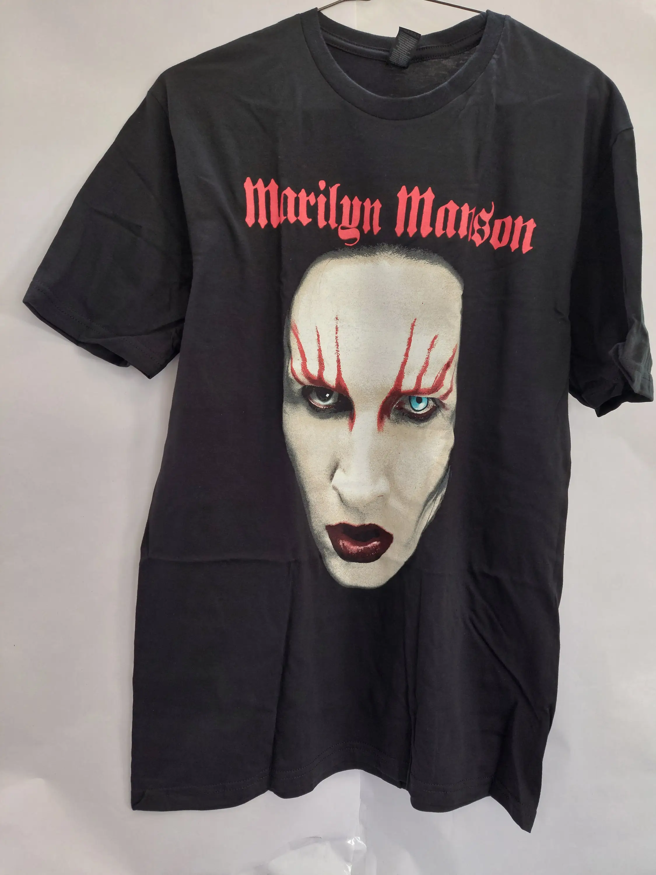 Marilyn Manson Red Lips Rock Heavy Metal OFFICIAL T Shirt Mens