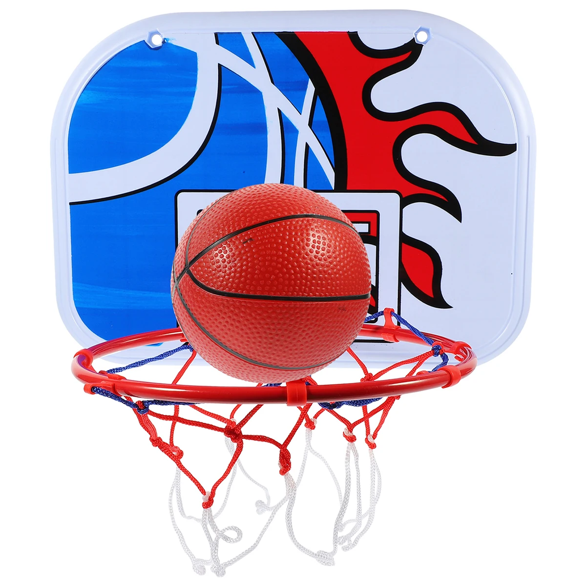 

Small Children's Basketball Stand Hoop Indoor for Kids Toy Hanging Mounted Blue