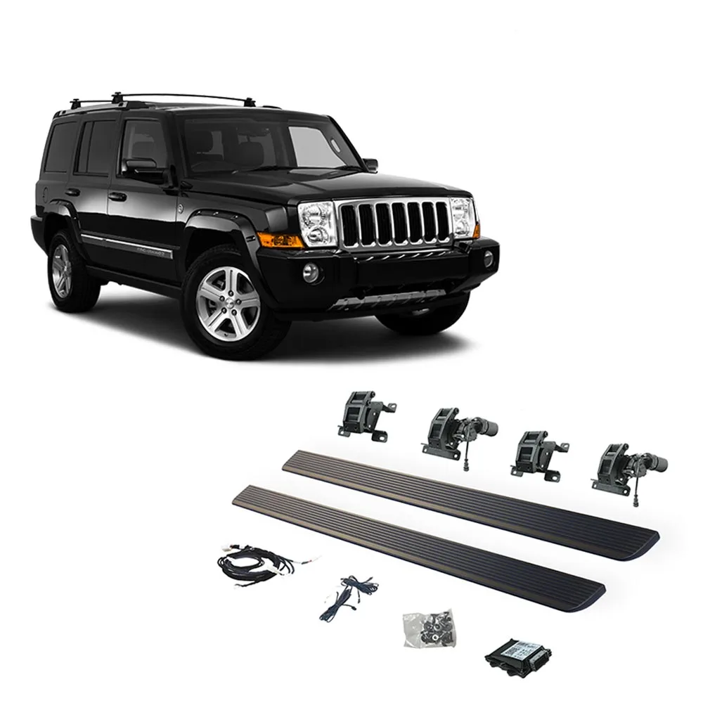 

Jeep Commander Super Price LED Lights Car Padel SideSteps Electric Retractable Running Boards for 2007-2025 Jeep Commander