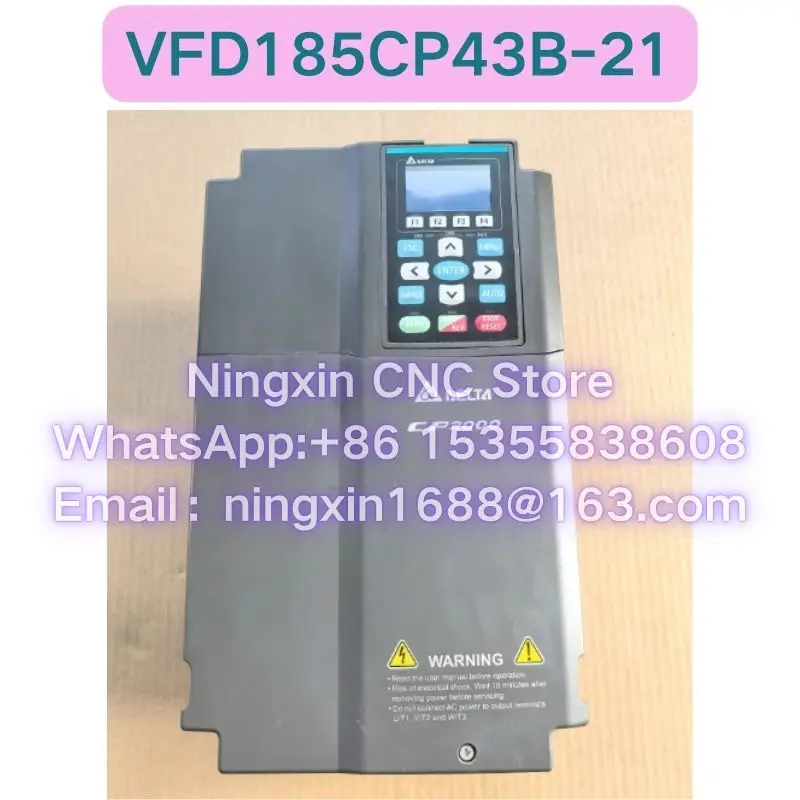 Used VFD185CP43B-21 Inverter Functional test OK Fast delivery