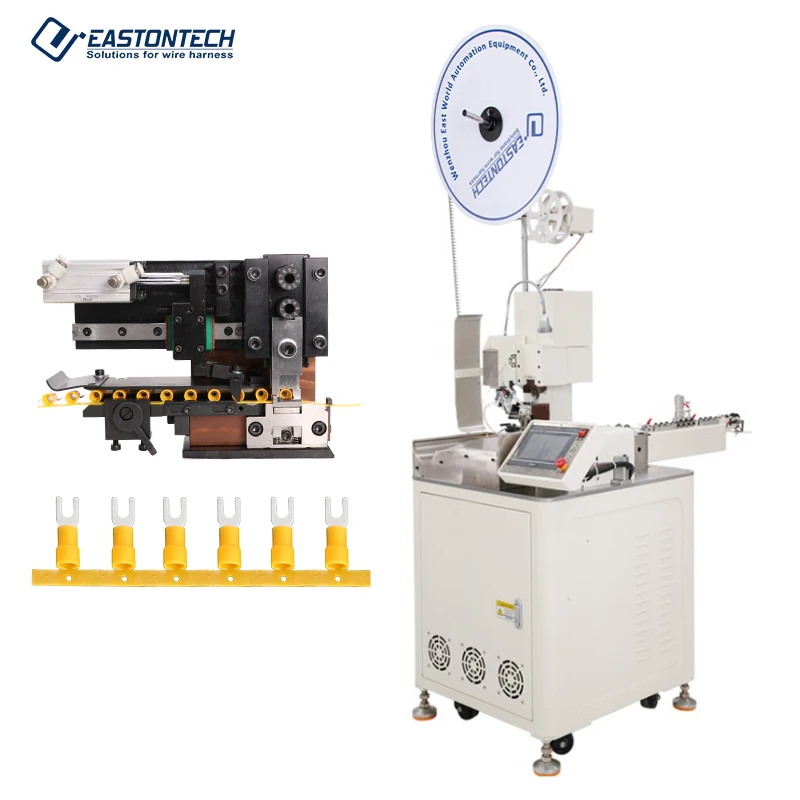 التلقائي رئيس واحد البلاستيك قذيفة محطة العقص واللف آلة EW-21D قطع تجريد محطة العقص آلة #5