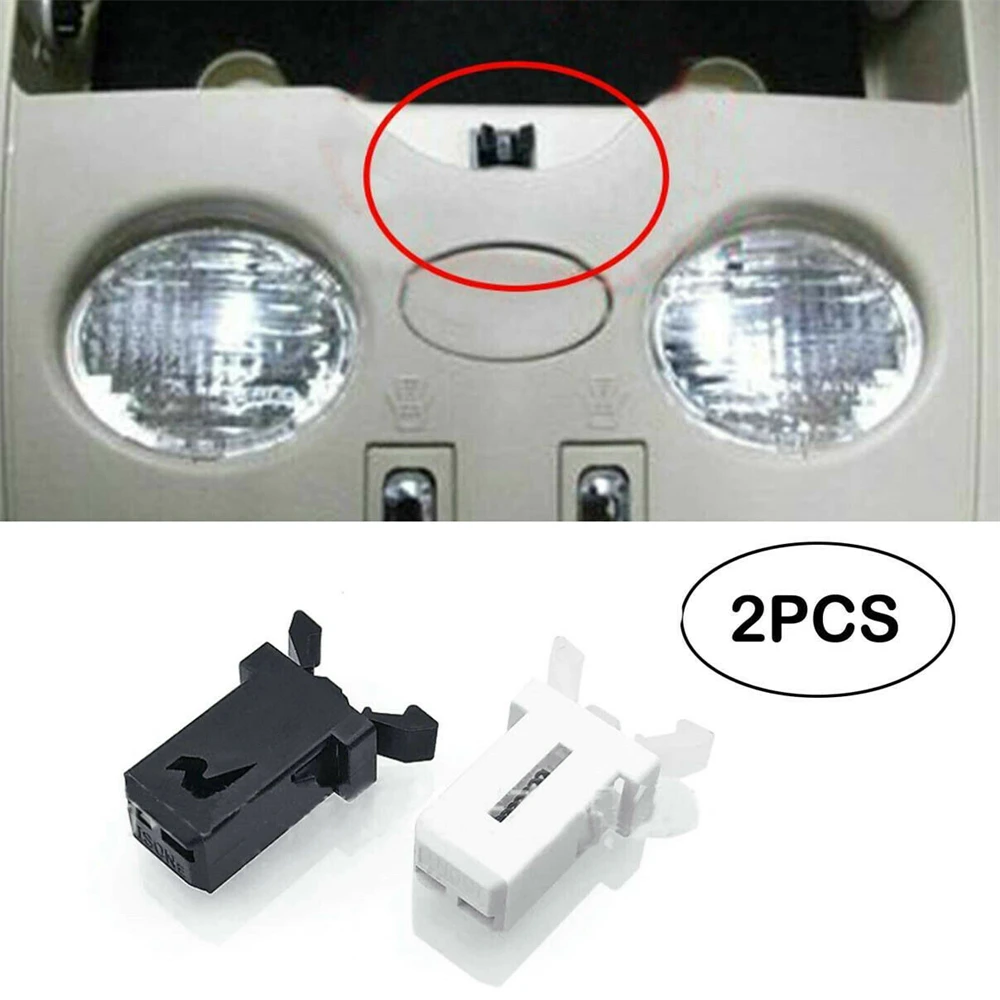 

Замена верхней консоли с защелкой, черный + белый, новый автомобильный держатель для солнцезащитных очков, аксессуар из АБС-пластика, новый практичный автомобиль