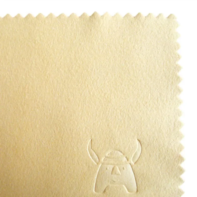 300-1000 stücke benutzer definiertes Logo 8x8cm Tiefdruck Schmuck Reinigung Poliert uch Messing polierer für Platin Silber Gold Reiniger