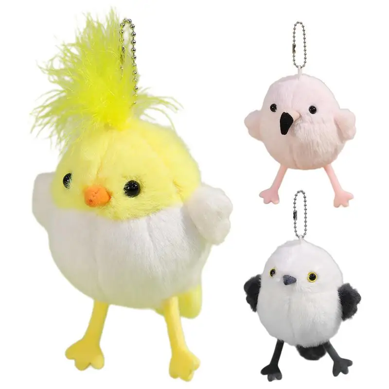 

Bird Sound Plush Toy 4.72inch Bird Figure Ornaments Bird Plush Doll Pendant for Children Girlfriend Valentines Kids and Adults