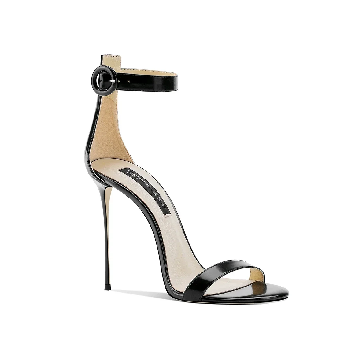 2025 Summer New Women's Sandals With Slim High Heels And A Straight Line Strap