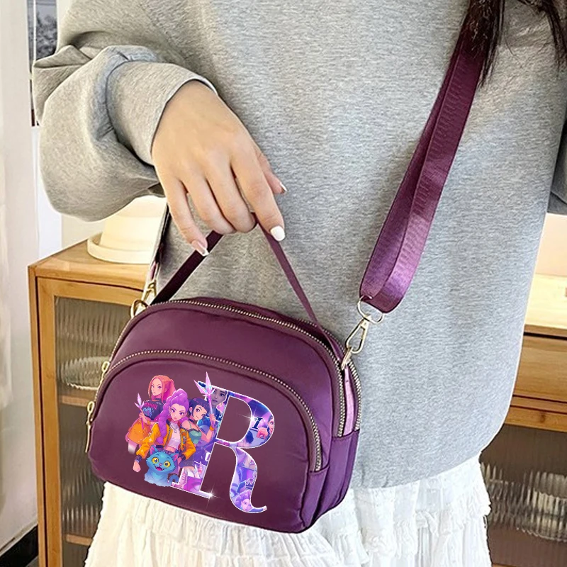 

Kpop Demon Hunter Women's Bags Shoulder Bag Cell Phone Purse Crossbody Shoulder Strap Handbag for Female Women's Underarm Bag