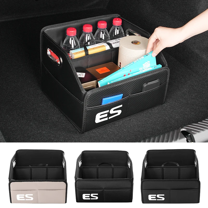 

For Lexus ES Car Trunk Organizer Box Tailbox Stowing Tidying Storage Bag Foldable Car Accessories