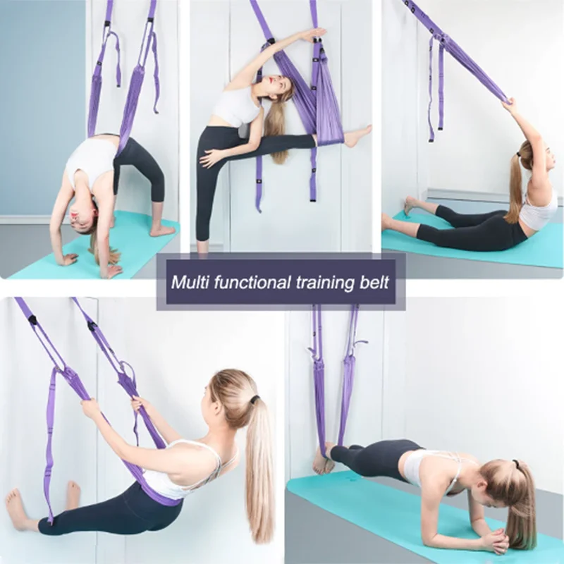 Air Yoga Sling for Home Use, Back Bending and Waist Training Device, Yoga Rope Handstand, Extension Strap, Tension Strap