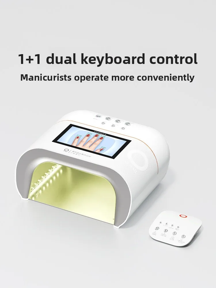 Wireless Remote Control Keyboard for AI Nail Lamp Skin‑Friendly Professional Manicure Tool