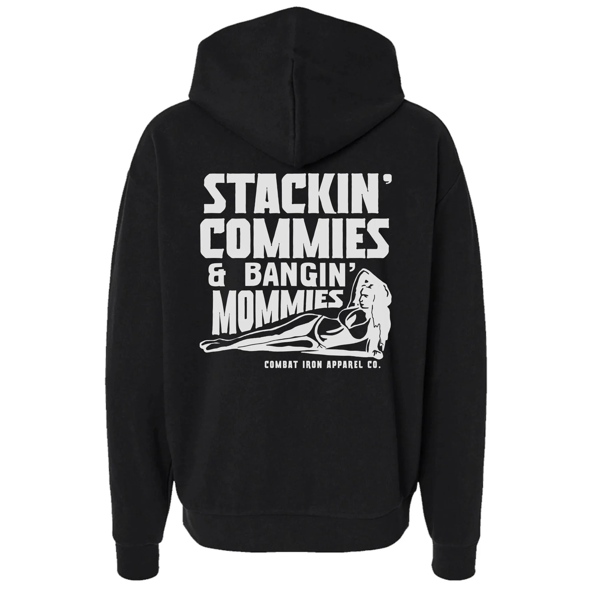 

2025 Autumn and Winter Stackin' Commies & Bangin' Mommies Fleece Lined Hoodies High-end Luxury Is for Both Men and Women Top Y2k
