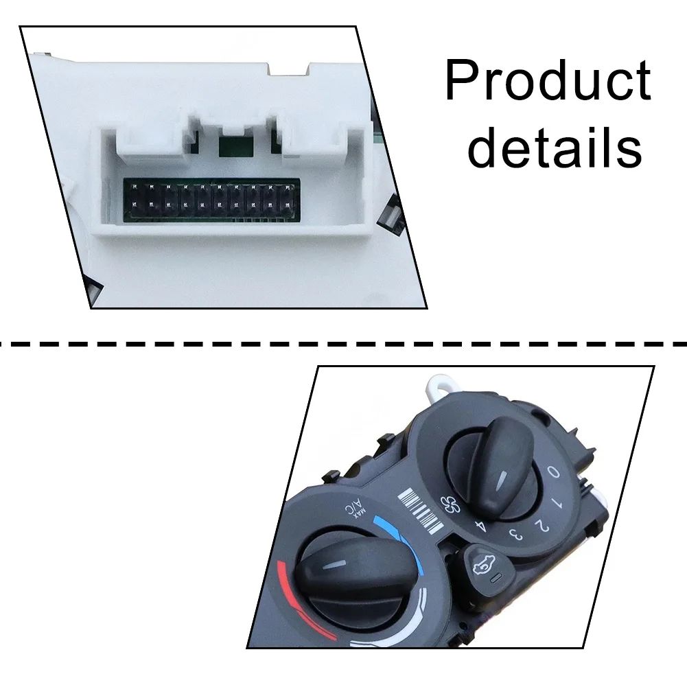 A/C Heater Climate Control Panel CK4Z-19980-A For Ford For Transit 2015-2019 Black ABS Interior Switch Replacement Part