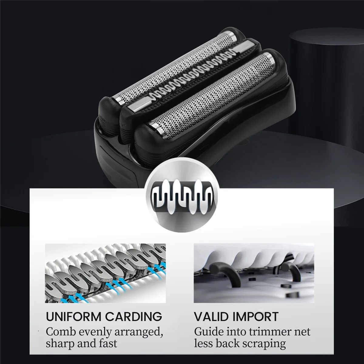 

Сменная головка бритвы A94U 21B для электробритв Braun Series 3, 301S, 310S, 320S, 330S, 340S, 360S, 3010S, 3020S, 3030S, 3040