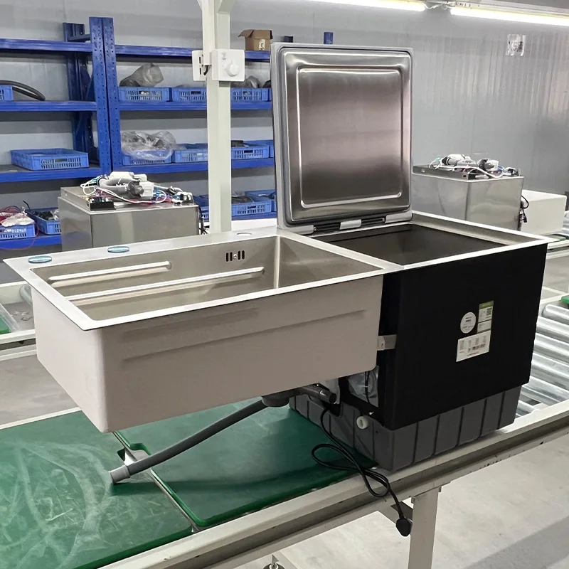 

Умная посудомоечная машина для больших раковин: Полностью автоматическая настольная модель с функциями мытья, стерилизации и сушки посуды