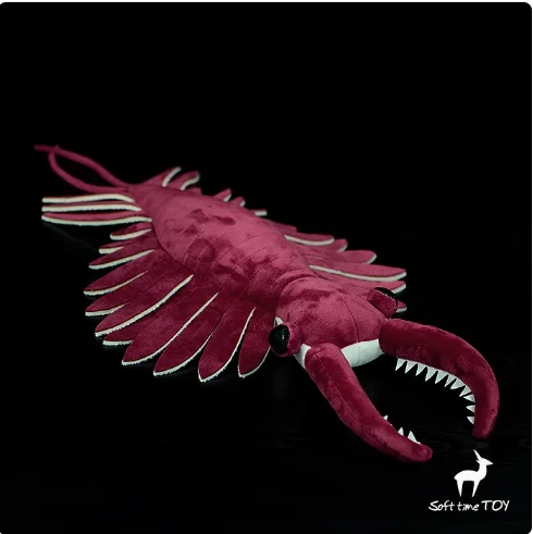 50cm  Original Paleontology Series Simulation Broom-shaped Anomalocaris Plush Toy Doll