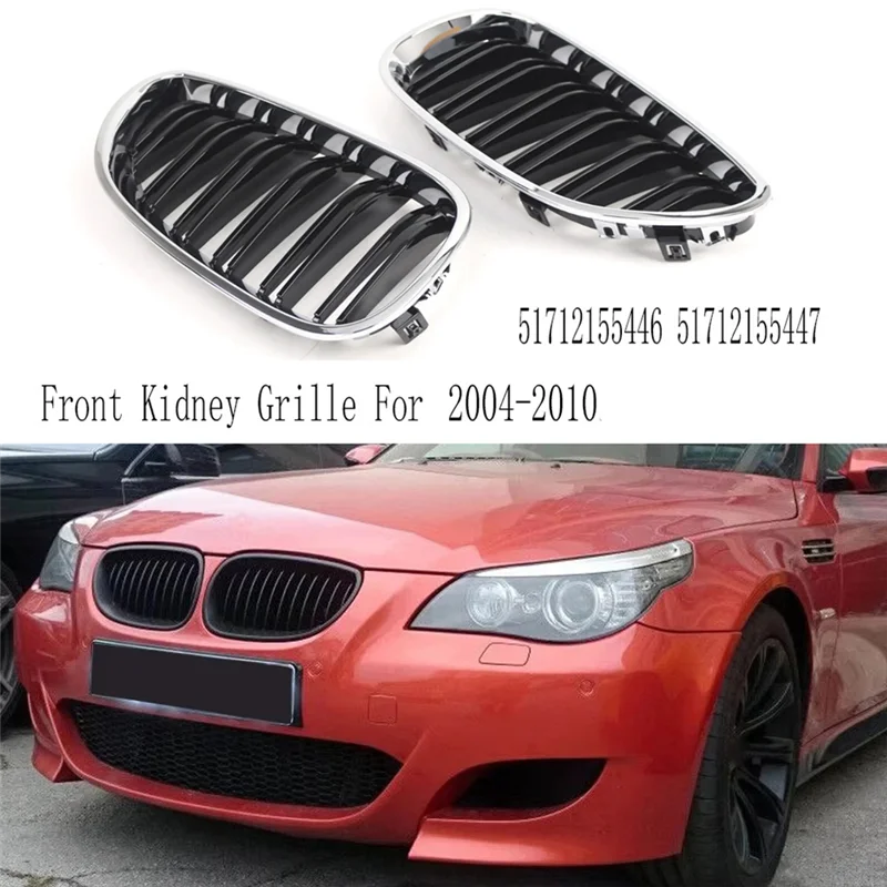 

Front Bumper Kidney Grille Racing Grills For BMW E60 Grill Front Grill Grill Replacement For BMW E60 Accessories