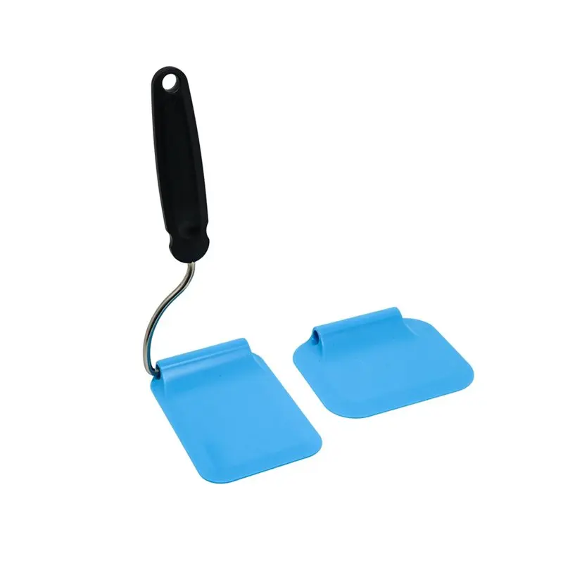 ABMR-Multi-Functional Adjustable Angle Silicone Spatula Set For Pancake, Fish, Burger- Swappable Spatula Heads Included Turner