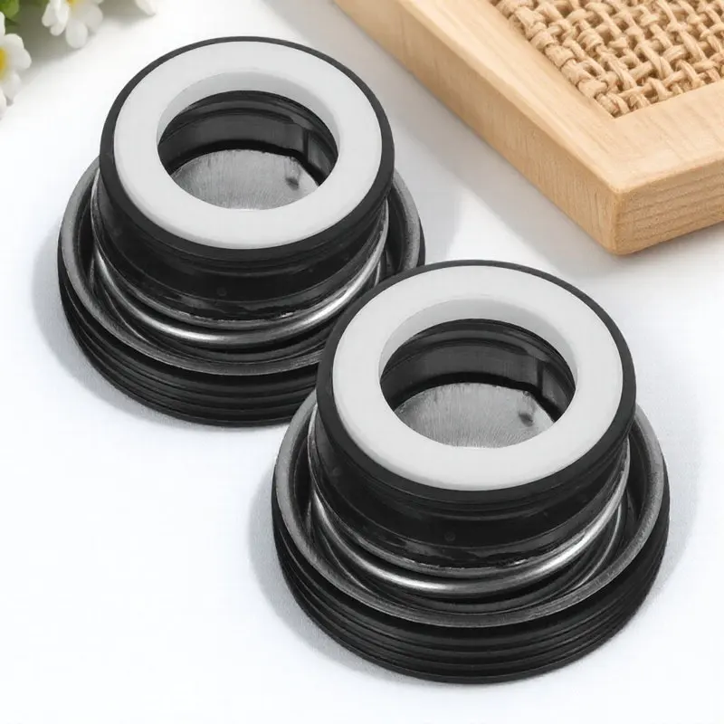 2Pcs Engine Water Pump Mechanical Seals Replacement Seal Gasket Kit for Centrifugal Auto Irrigation Pump