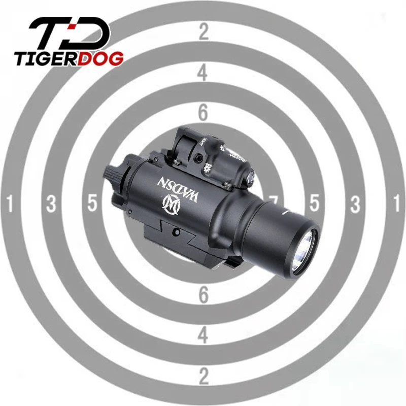 

Airsoft Tactical SF X400 X400U Laser Flashlight Pistol Weapon Scout Light Red Green Dot Laser Aiming SF X400 Rifle Lamp