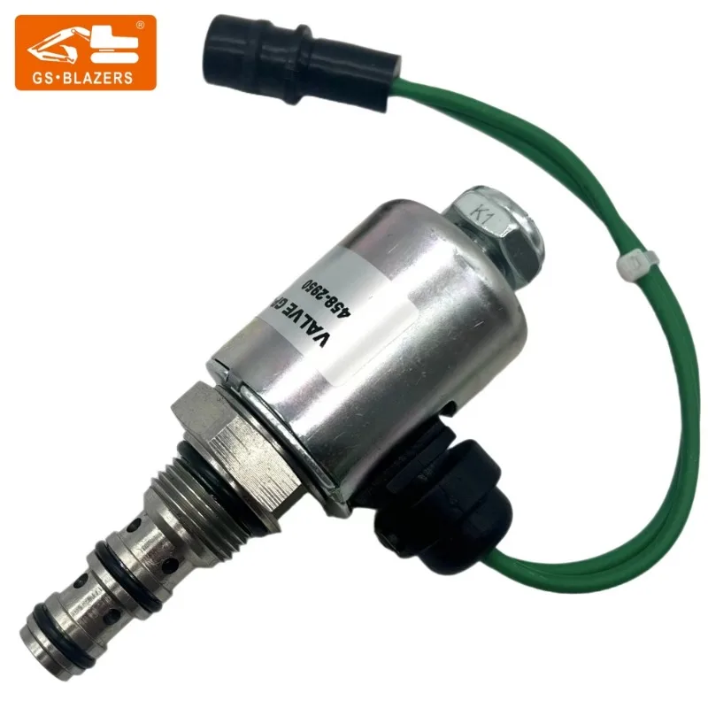 Válvula solenoide OEM: 458-2950 para CAT 120H 120H NA 1H 24V Accesorios de excavadora de alta calidad válvula solenoide