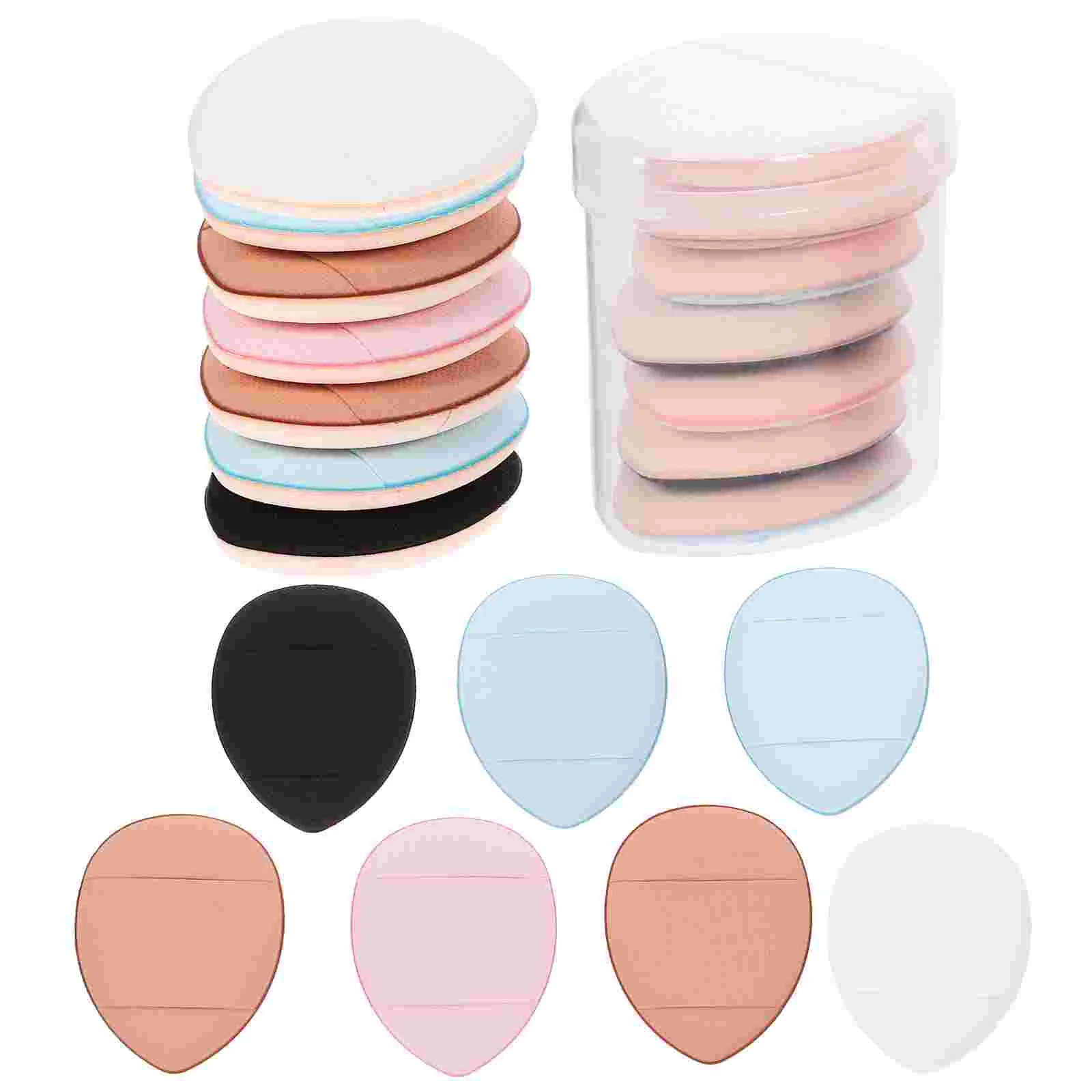 3 Boxes Mini Finger Puff Concealing Blender Detailed Powder Triangle Makeup Puffs Sponge