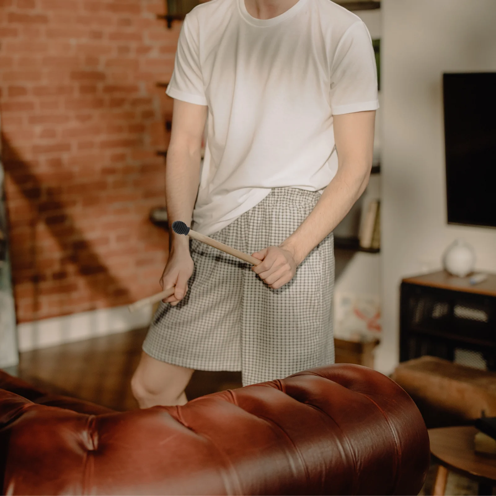 

4pcs Silicone Drumstick Covers Mute Tips For Drum Practice Drum Accessories Percussion Supplies Instrument Parts