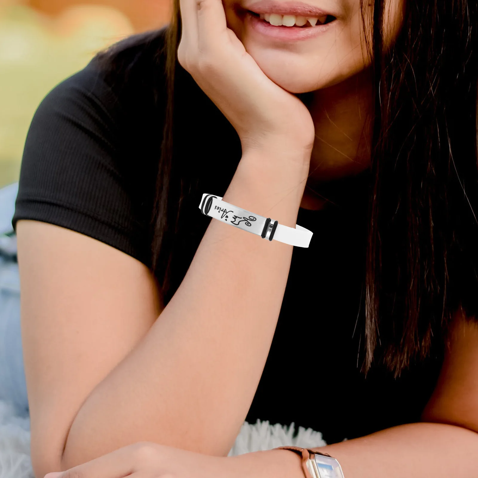 

Двенадцать браслетов из нержавеющей стали, толстый прочный модный браслет, удобная посадка для повседневного ношения, браслет для пары